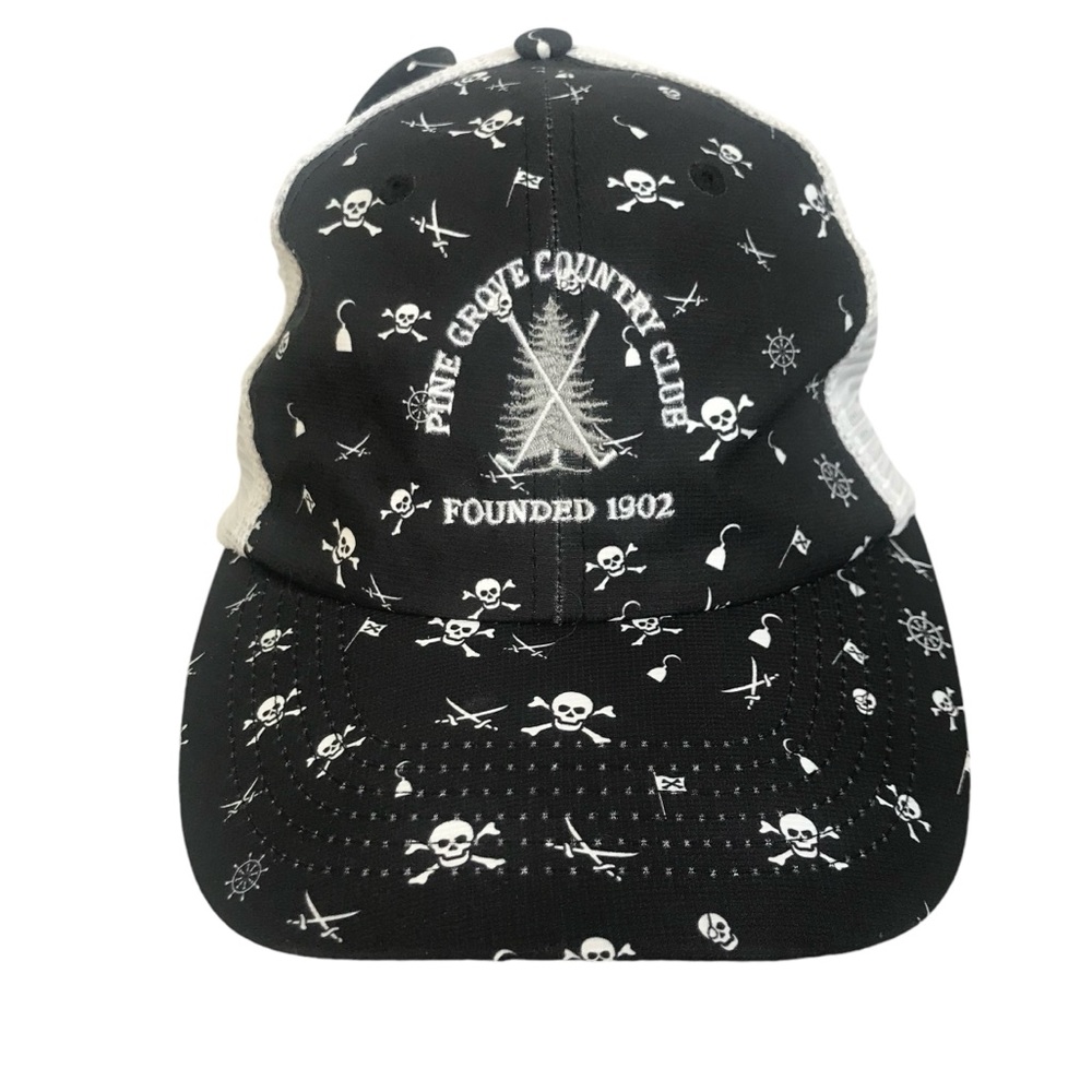NEW - Pine Grove Country Club Black Golf Hat Baseball Imperial Snapback Pirate